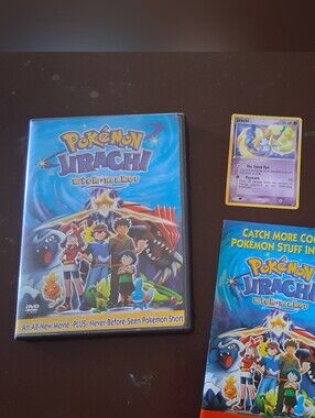 Pokemon Jirachi Wish Maker Set - Blue, Purple, Yellow CARD DVD BOOK 2004